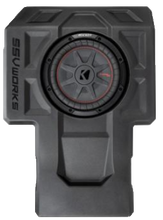 Load image into Gallery viewer, SSV Works 10-inch Kicker subwoofer for audio systems, showing the black speaker cone and mounting frame.