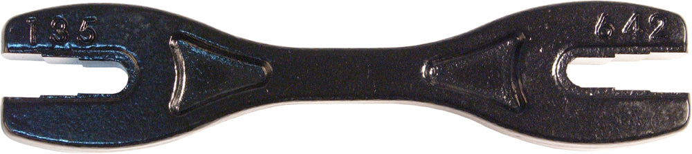 Emgo spoke wrench suitable for most spoke sizes, featuring a durable handle and adjustable design for bicycle wheel maintenance.