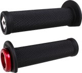 ODI Grips - Atv/Pwc Ruffian Lockon Grip 125mm Black/Red - 206-2238
