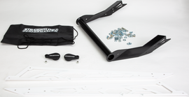 Straightline Performance White Hide 'N' Go Rear Bumper Pol for body, 155 inches long, shown in the image.
