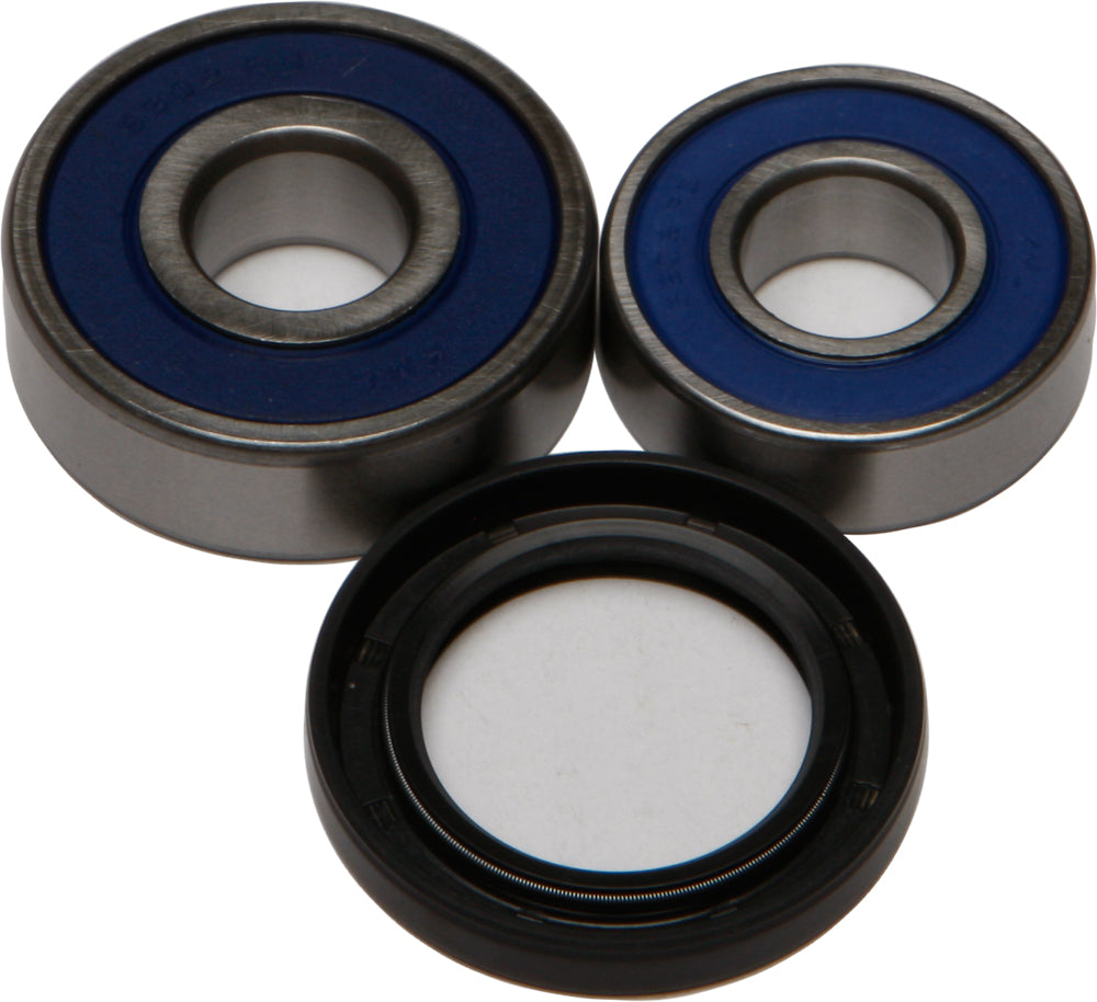 All Balls drive wheel bearing and seal kit 22-51207 with metal seals and bearings for motorcycle or ATV wheel replacement.