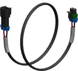 KFI Products 24-inch plow actuator wire extension, durable cable for snow plow equipment, with connectors for reliable connection