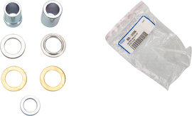 HardDrive HardDrive Caliper Spacer Kit for Wide Glide brakes, showing metal spacers and installation components.