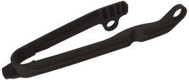Polisport Plastics black chain slider body part for Beta 64-0650 motorcycle, made of durable plastic material.