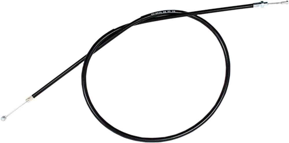 Motion Pro black vinyl clutch cable 70-5039 for motorcycles, featuring durable construction and flexible control lines.