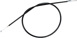 Motion Pro black vinyl clutch cable 70-5039 for motorcycle, showing the durable flexible control line with fittings.