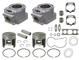 SP1 engine cylinder kit with polished finish, part number 541-90202K, showing detailed view of the cylinder components.