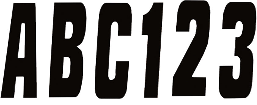 Hardline 350 Super Stick black graphics decal kit with bold lettering and detailed design elements, designed for motorcycle customization