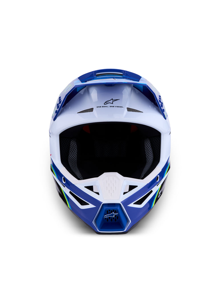 S M3 Falcon Helmet Ece06/Dot Blu/Wh/Blk/Pink Fl/Yl Fl Gl Lg