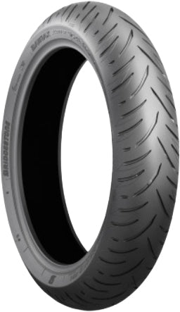 Bridgestone Battlax SC2 Rain front motorcycle tire 120/70R15 radial with tread pattern for wet conditions