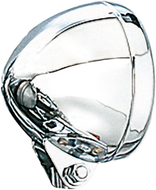Chrome Cobra Bullet Spotlight Visor 4.5-inch illumination with sleek design, ideal for vehicle lighting enhancement.