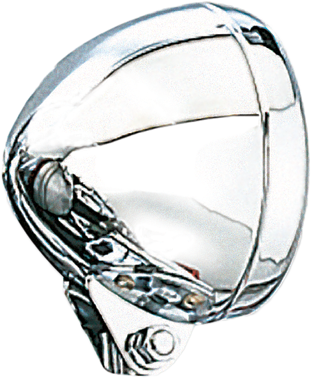 Cobra Bullet Spotlight Visor 4.5-inch chrome illumination accessory with sleek chrome finish, designed for vehicle lighting enhancement.