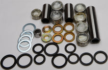 Load image into Gallery viewer, All Balls suspension linkage kit with bearings and seals, featuring metal linkage components and rubber seals for motorcycle suspension.