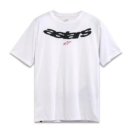 Alpine Star Elliptic Csf Ss Tee in white, casual short-sleeve T-shirt with brand logo, displayed on a plain background.
