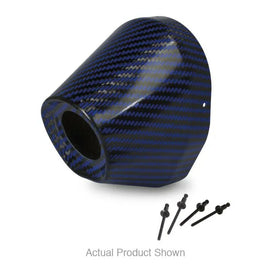 Carbon End Cap Blue 1 1/2