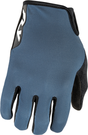 Fly Racing Mesh Gloves in Slate, size Medium, featuring lightweight breathable mesh fabric and adjustable wrist closures.