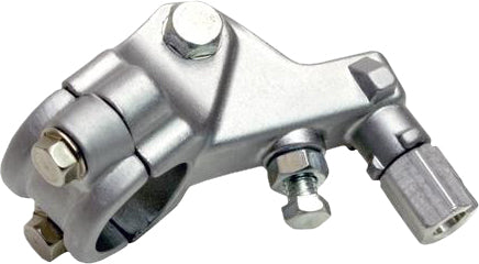 Motion Pro clutch perch assembly for Honda CRF250 motorcycle, showing the black clutch lever and mounting hardware.