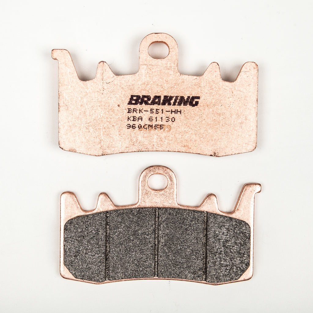 Braking Sport Sintered Brake Pad Set 31-960 from Braking, showing the high-performance brake pads with metallic surface.