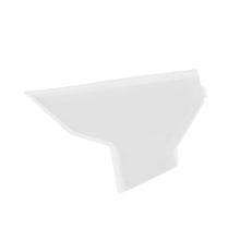 Load image into Gallery viewer, Polisport Plastics white airbox cover for motorcycle body, model 64-861181, shown on a bike in this detailed image.