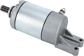 Fire Power starter motor for Outlander, model 26-1235, showing the compact, durable starter with electrical connections and mounting bracket.