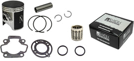 Namura top end kit with Nikasil cylinder for Kawasaki and Suzuki 185-2065, includes piston and components, 44.45mm bore, 8.4:1 compression