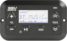 Load image into Gallery viewer, SSV Works Bluetooth head unit MRB3 63-4870 with display and control buttons for audio and communication systems.