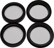 Load image into Gallery viewer, All Balls Suspension Fork and Dust Seal Wiper Kit 22-56147 with black rubber seals and metal components for motorcycle forks.