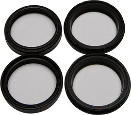 All Balls Suspension Fork and Dust Seal Wiper Kit 22-56147 with black rubber seals and metal components for motorcycle forks.