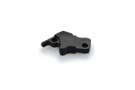 Black PUIG clutch lever adapter for motorcycle, shown with textured black finish and mounting hardware.