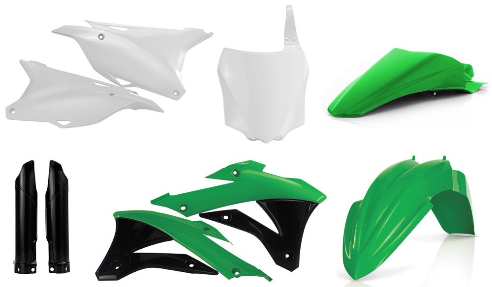 Acerbis full plastic kit for street motorcycle, original Acerbis 23741-15135, showing assembled plastic panels and parts.