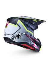 Charger l'image dans la galerie, S M7 Blaster Helmet Ece06/Dot Blk/Gry/Wh/Yllw Fluo Glsy 2x