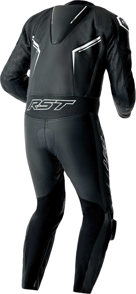 S1 D3o Suit Blk/Whi Leather Lg