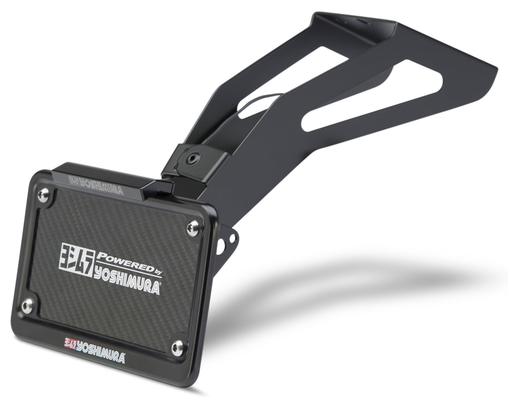 Yoshimura Fender Eliminator Kit 960-9531 for motorcycle body, showing sleek black body panel and mounting components.
