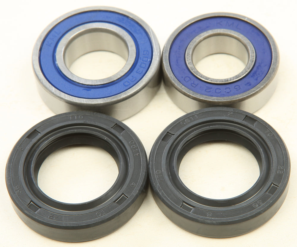 All Balls wheel bearing and seal kit 22-51721 for drive components, featuring bearing and seal parts in a clear packaging.
