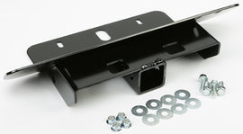 KFI Products UTV plow mount kit with brackets and mounting hardware for secure attachment on a utility task vehicle.