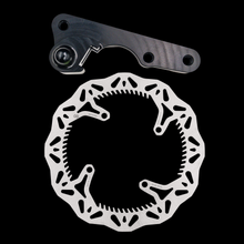 Load image into Gallery viewer, GBRAKES 270 Oversize Front Rotor Kit for 17-DOS217 brakes, featuring large vented brake rotors with mounting hardware.