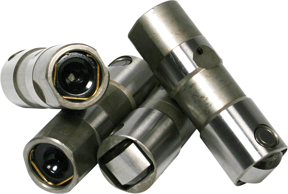 Feuling Hydraulic HP+ Roller Lifters for engine, showing close-up of durable metal construction with branding details