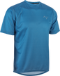 Fly Racing Action Jersey in Slate Blue, large size, featuring lightweight, breathable motocross jersey with vibrant design.