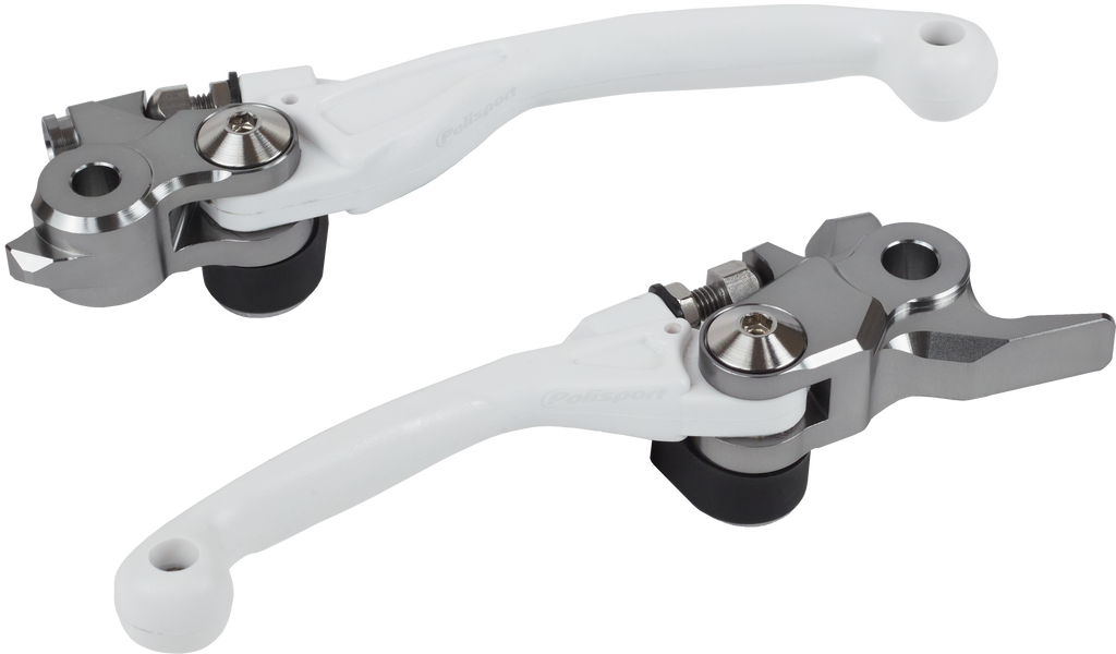 Polisport Plastics Pivot Lever Set for Honda 64-8487251, durable motorcycle levers with detailed design and ergonomic grip.