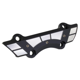 Bagger Nation Super Riser Clamp 1-inch weld wing with black accent, featuring a sturdy metal construction and detailed design.