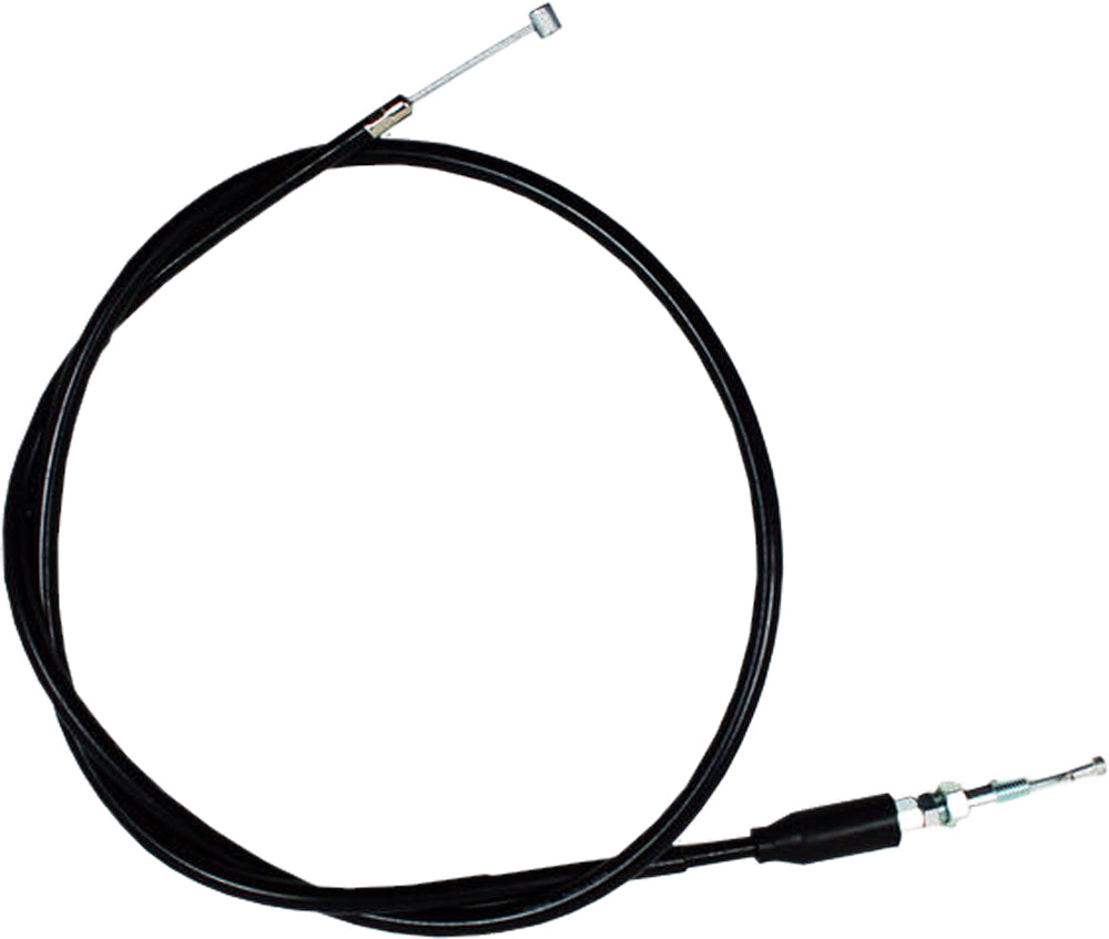 Motion Pro black vinyl clutch cable for motorcycles, featuring durable control line design and high-quality construction.