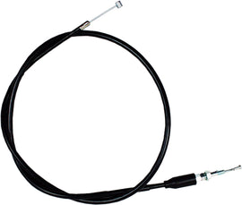 Motion Pro black vinyl clutch cable for motorcycles, featuring durable control line design and high-quality construction.