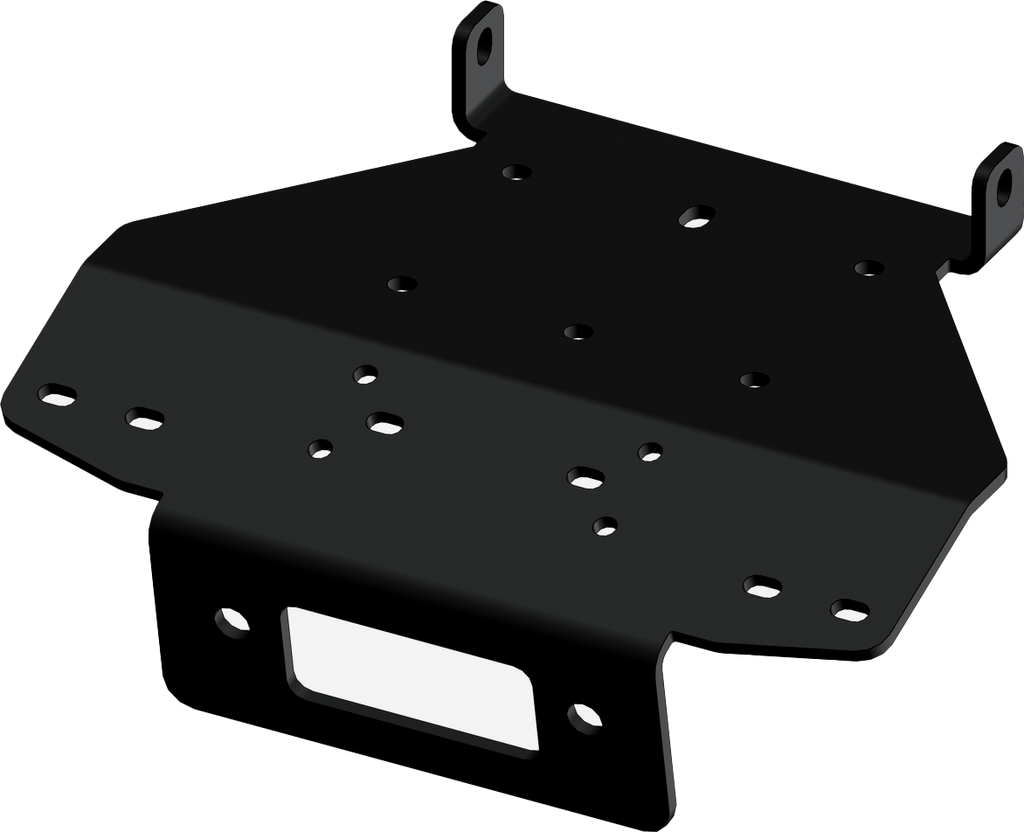 KFI Products Winch Mount 10-2270 bracket for off-road winch installation, made of durable metal with mounting holes