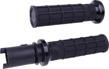 Load image into Gallery viewer, ODI Grips Lock-On Hart-Luck Full-Waffle black and black mountain bike handlebar grips for 2023-2024 models