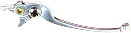 Motion Pro silver brake lever 70-0326 with textured grip and mounting hole, designed for motorcycle braking systems.