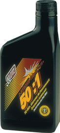 Klotz Oil Tc-W3 Techniplate 2T engine oil 16oz bottle, suitable for high-performance 2-stroke engines, with 50:1 mix ratio.