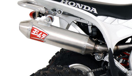 Yoshimura Signature RS-2 full system exhaust with stainless steel components, featuring a sleek design and polished finish.