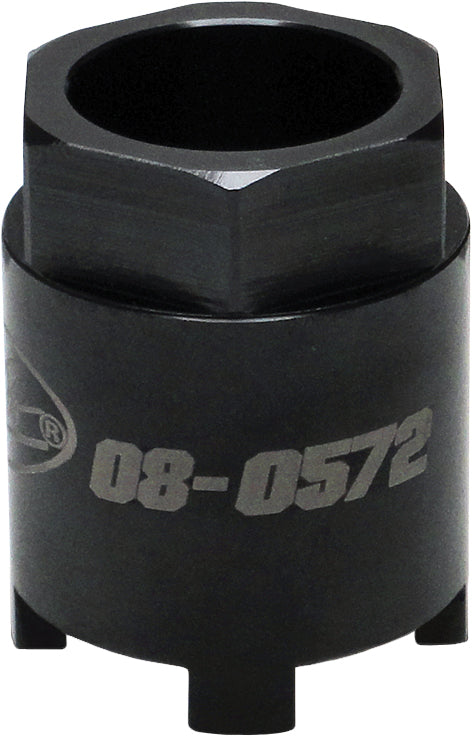 Motion Pro Spanner Nut Socket for Honda, tool designed for removing and installing spanner nuts, with a durable metal construction.