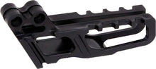 Load image into Gallery viewer, Black Acerbis chain guide for motorcycles, with mounting brackets and detailed construction visible in the image.