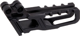 Black Acerbis chain guide for motorcycles, with mounting brackets and detailed construction visible in the image.